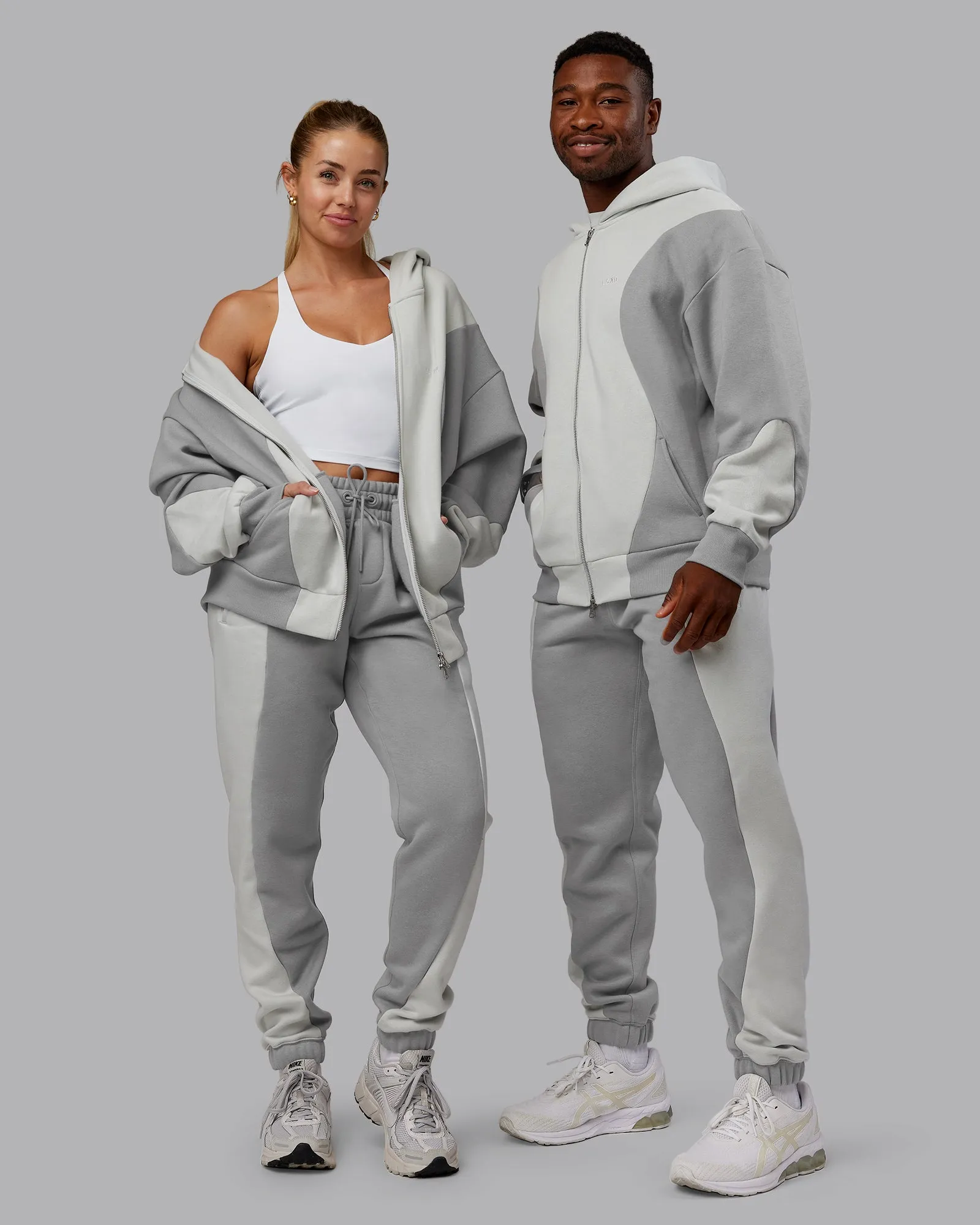 Stream Panel Track Pant - Circular Grey-Digital Mist sold by LSKD product image thumbnail 2