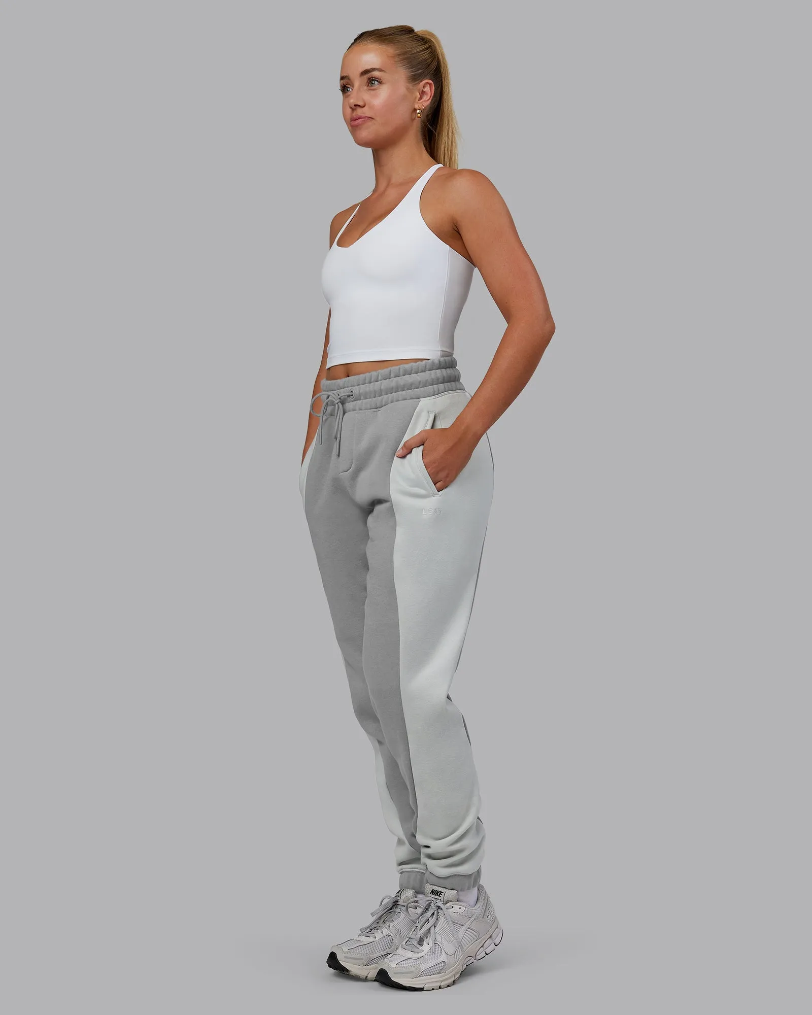 Stream Panel Track Pant - Circular Grey-Digital Mist sold by LSKD product image thumbnail 5