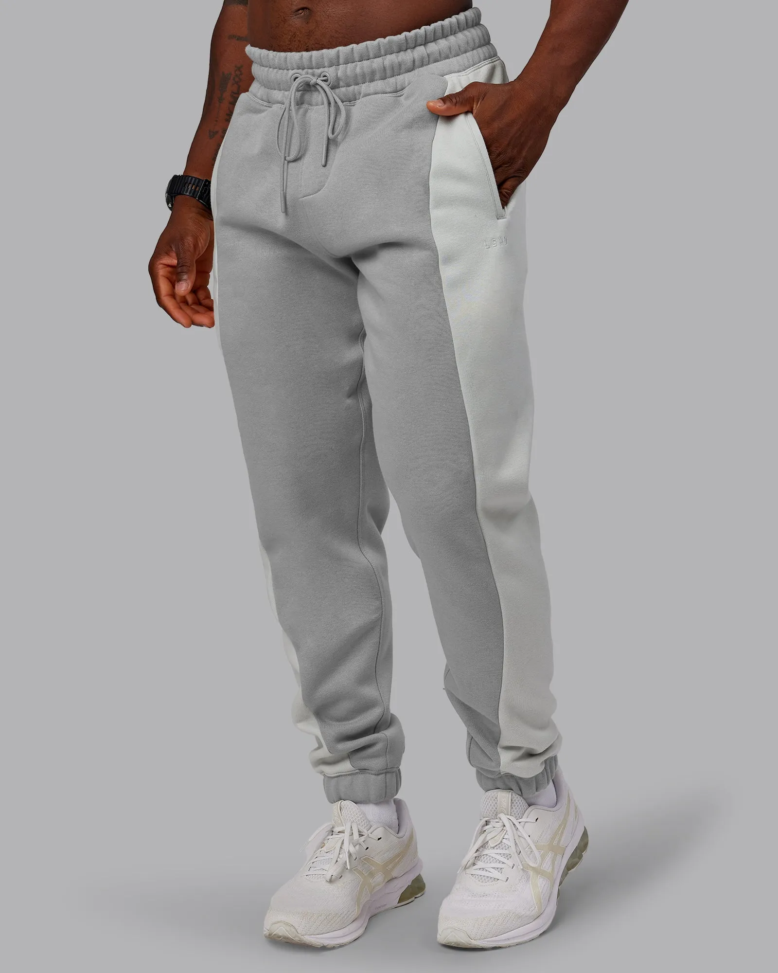 Stream Panel Track Pant - Circular Grey-Digital Mist sold by LSKD