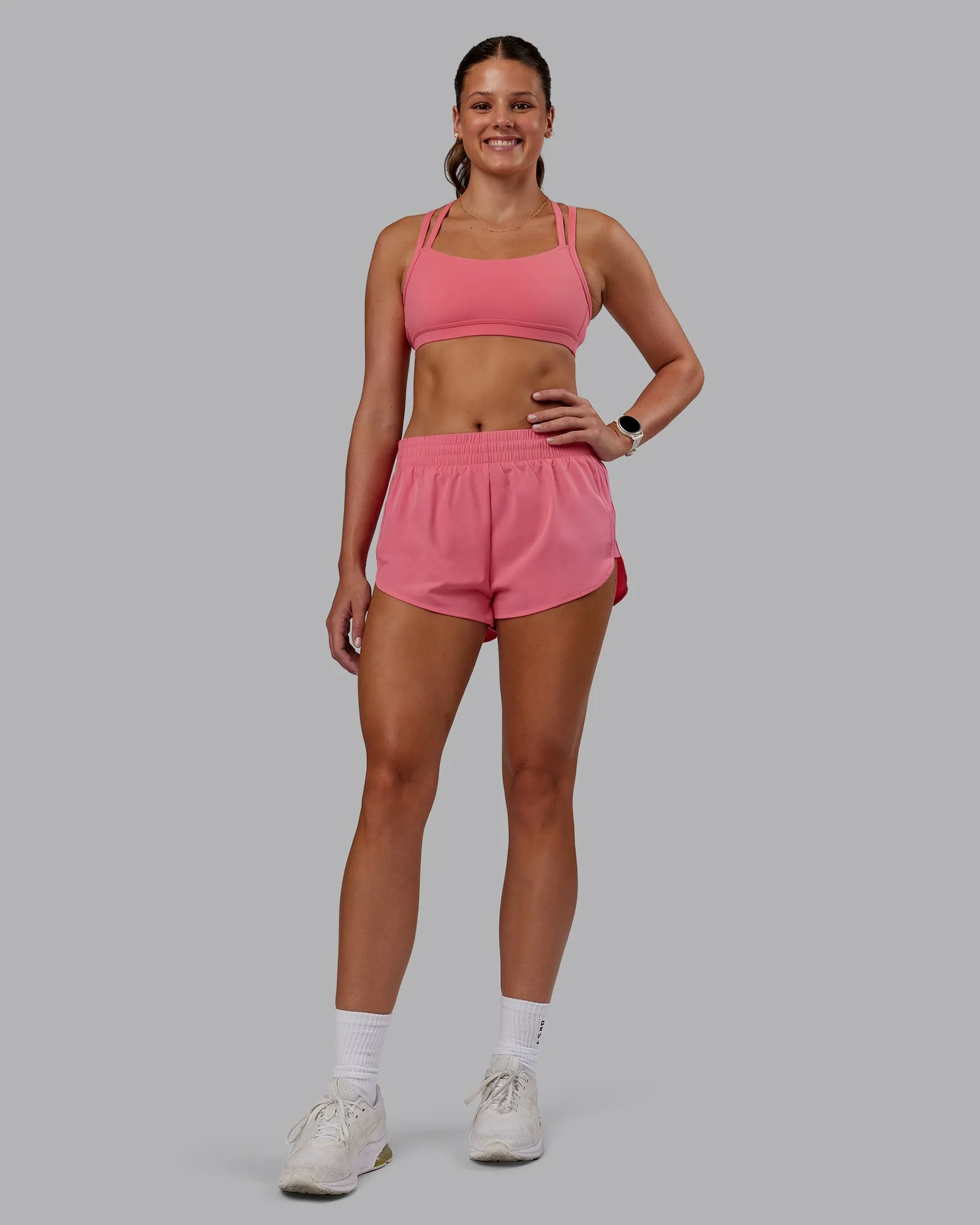 Velocity Sports Bra - Pink Lemonade sold by LSKD product image thumbnail 5