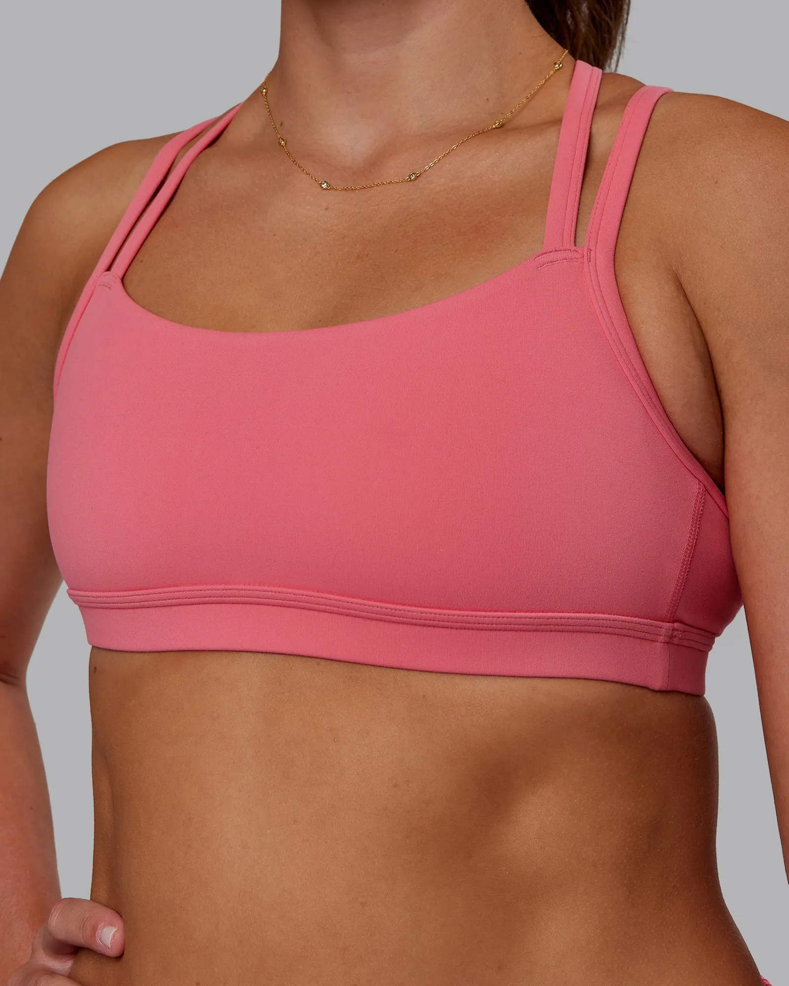 Velocity Sports Bra - Pink Lemonade sold by LSKD product image thumbnail 4