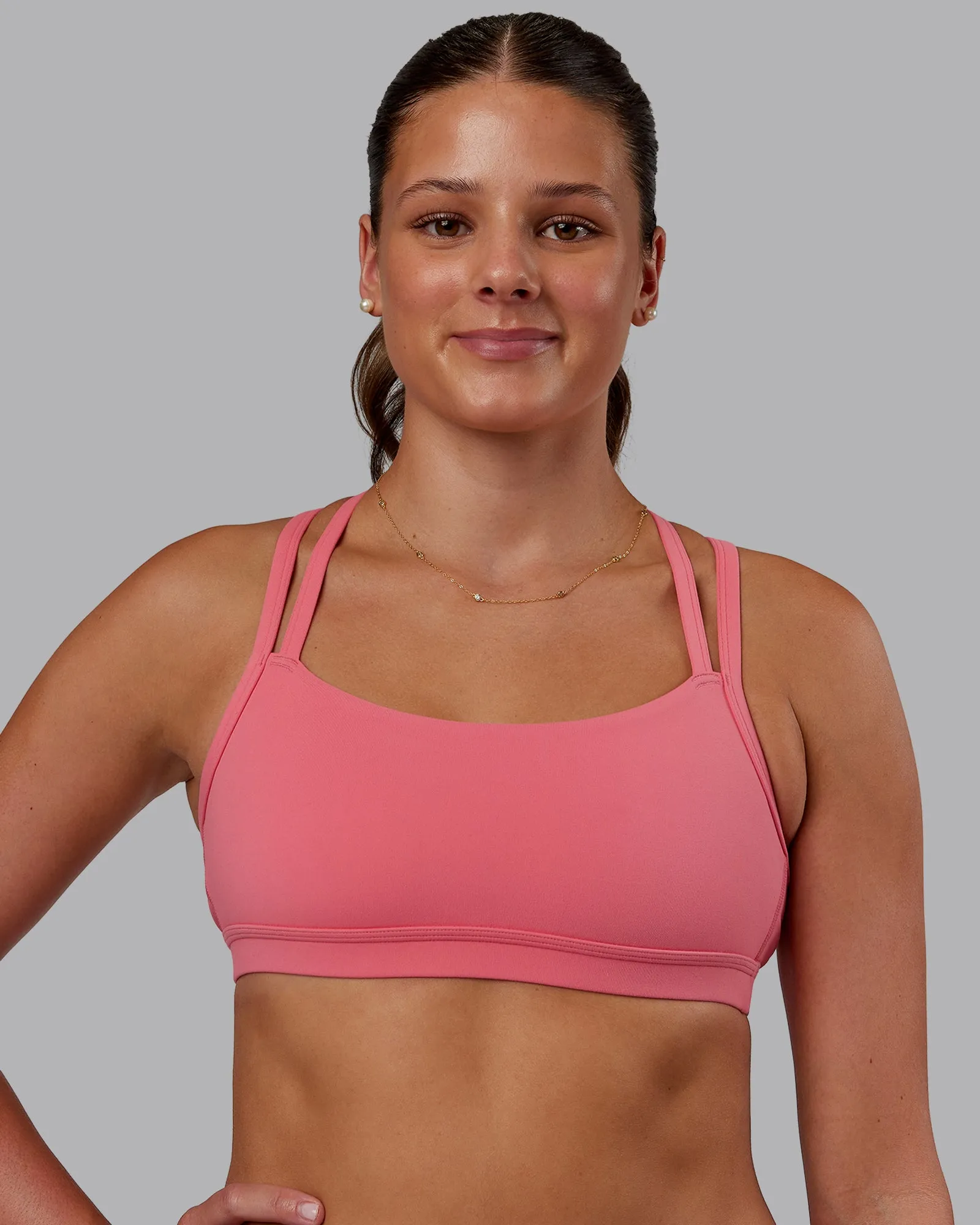 Velocity Sports Bra - Pink Lemonade sold by LSKD product image thumbnail 2