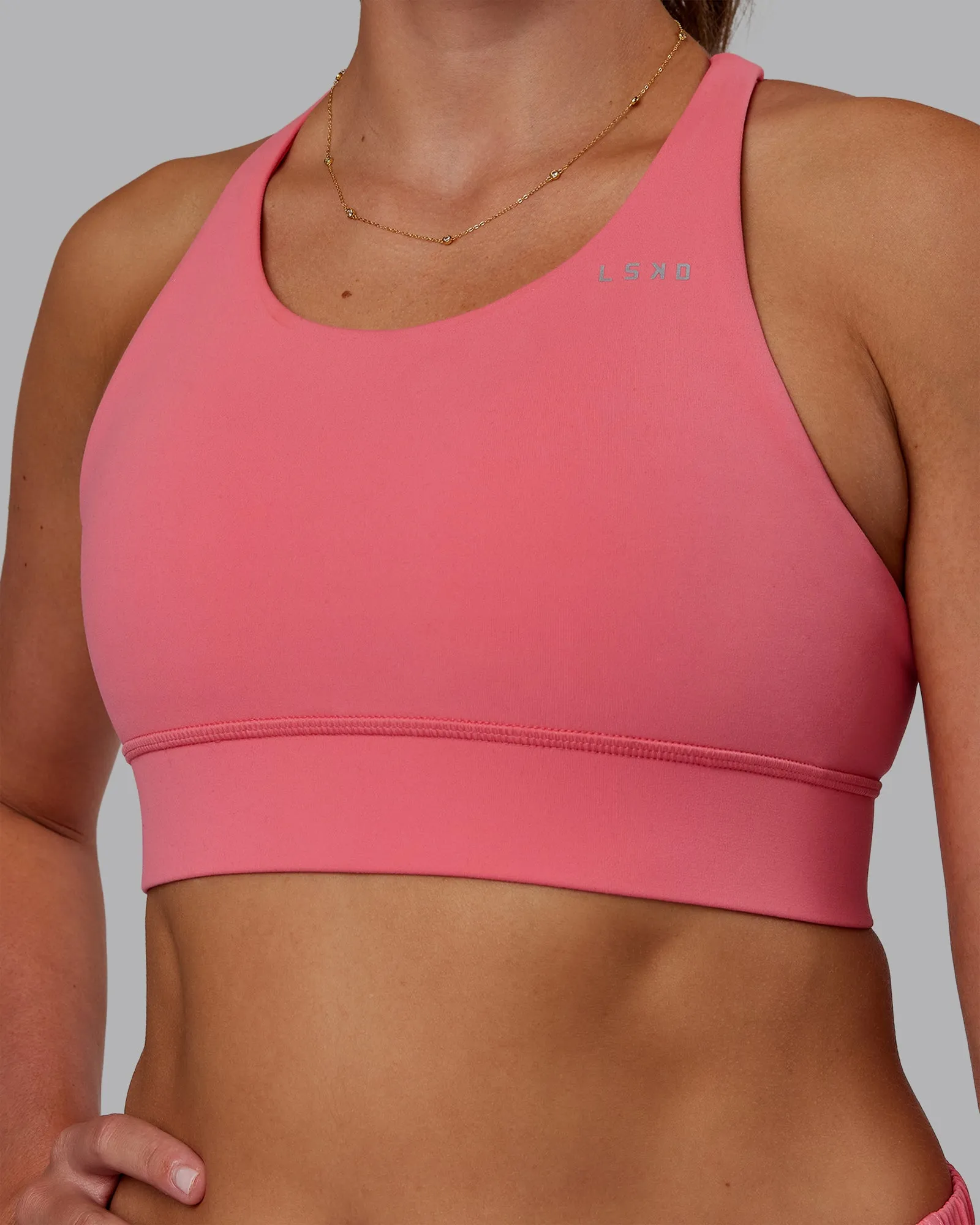 Accelerate Sports Bra - Pink Lemonade sold by LSKD product image thumbnail 4