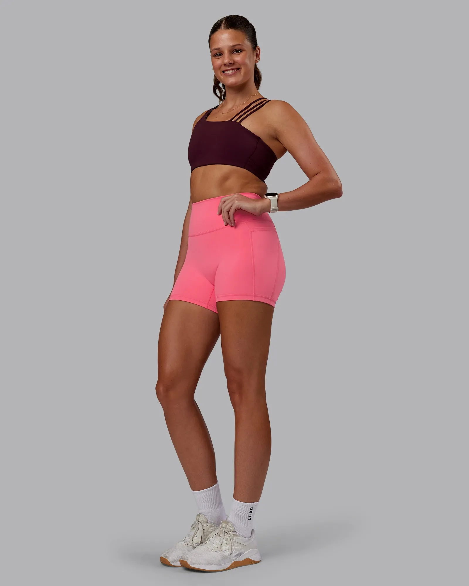 Galvanise Sports Bra 2.0 - Cherry Lacquer sold by LSKD product image thumbnail 3