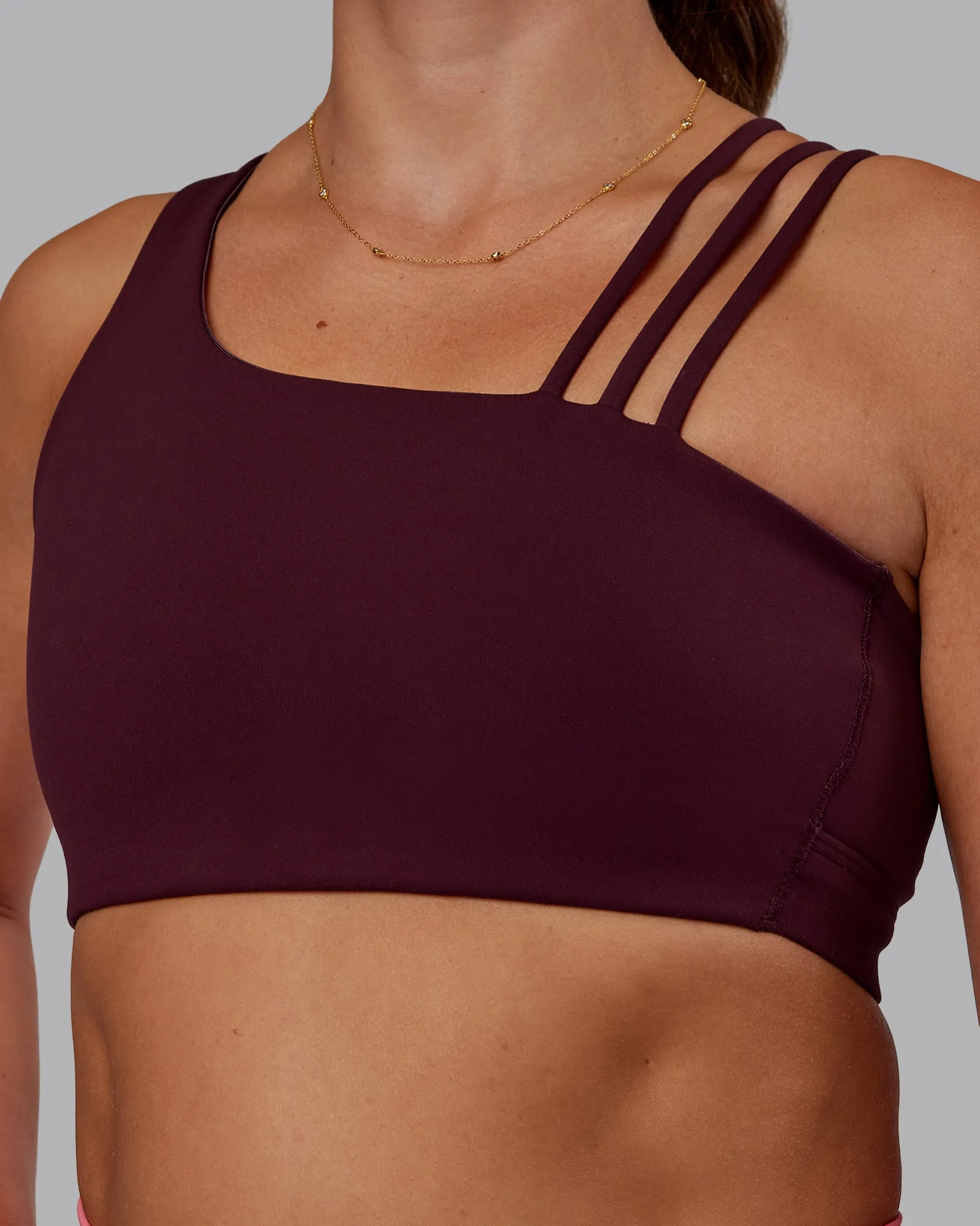 Galvanise Sports Bra 2.0 - Cherry Lacquer sold by LSKD product image thumbnail 4