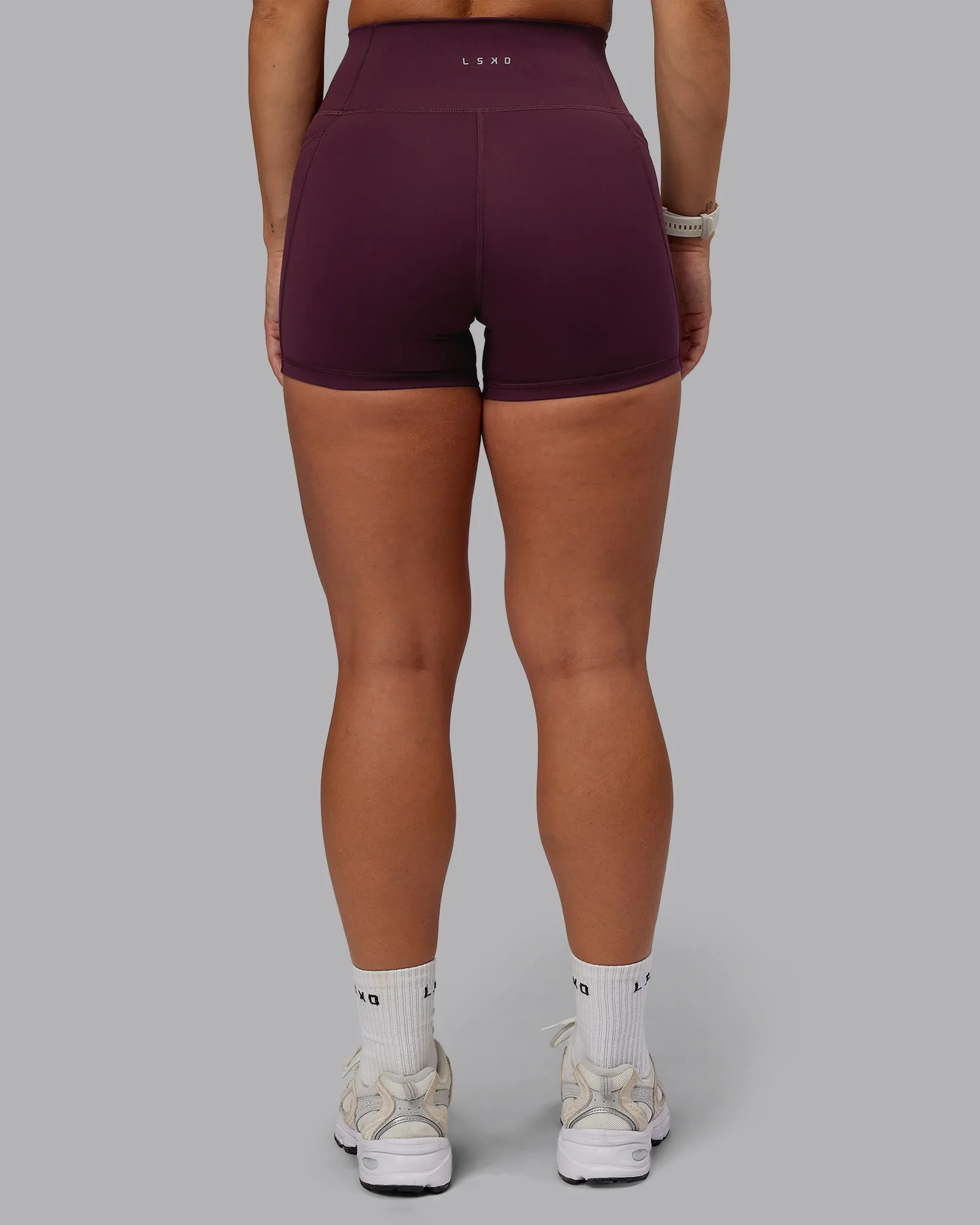 Fusion X-Short Tight With Pockets - Cherry Lacquer sold by LSKD product image thumbnail 5