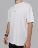 Kettlebell FLXCotton Oversized Tee - White-Black sold by LSKD