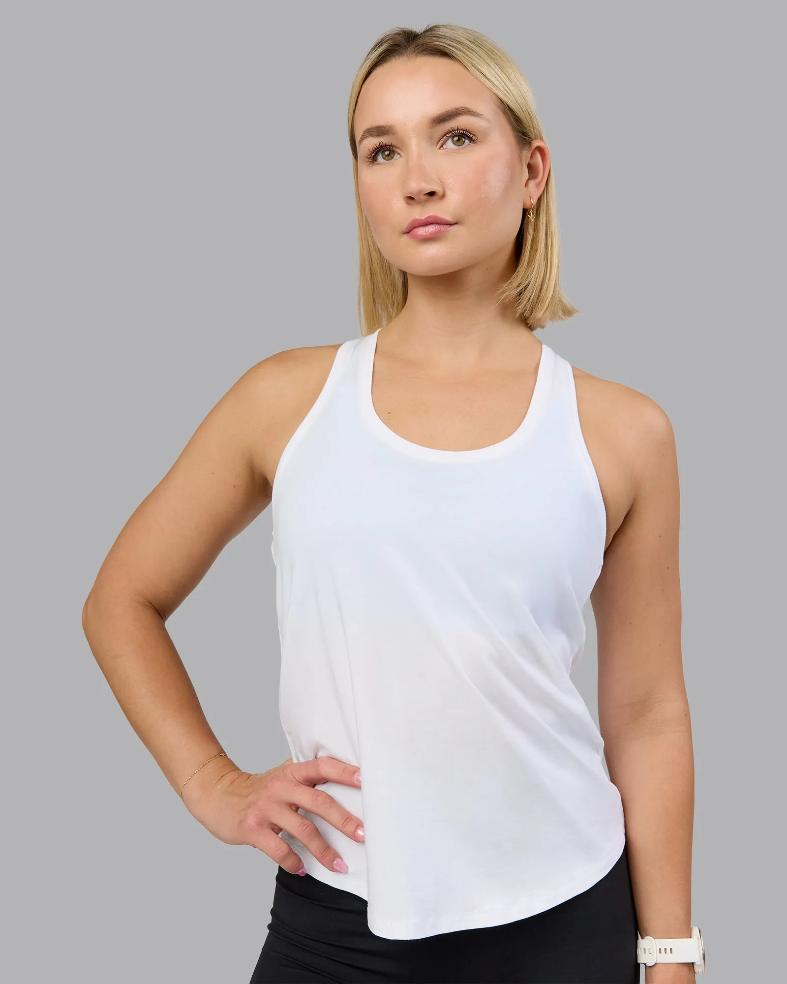 Charge PimaFLX-Lite Active Tank - White sold by LSKD product image thumbnail 4