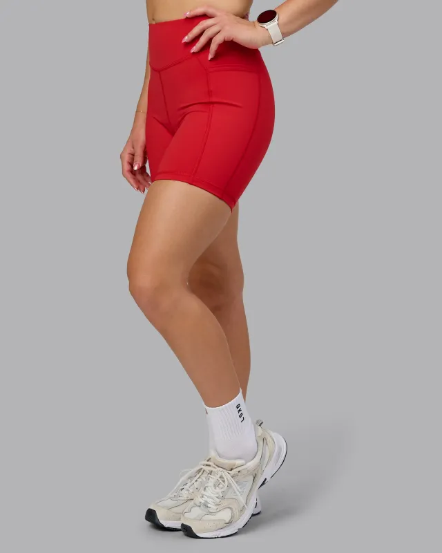 Elite Mid Short Legging - Flame sold by LSKD