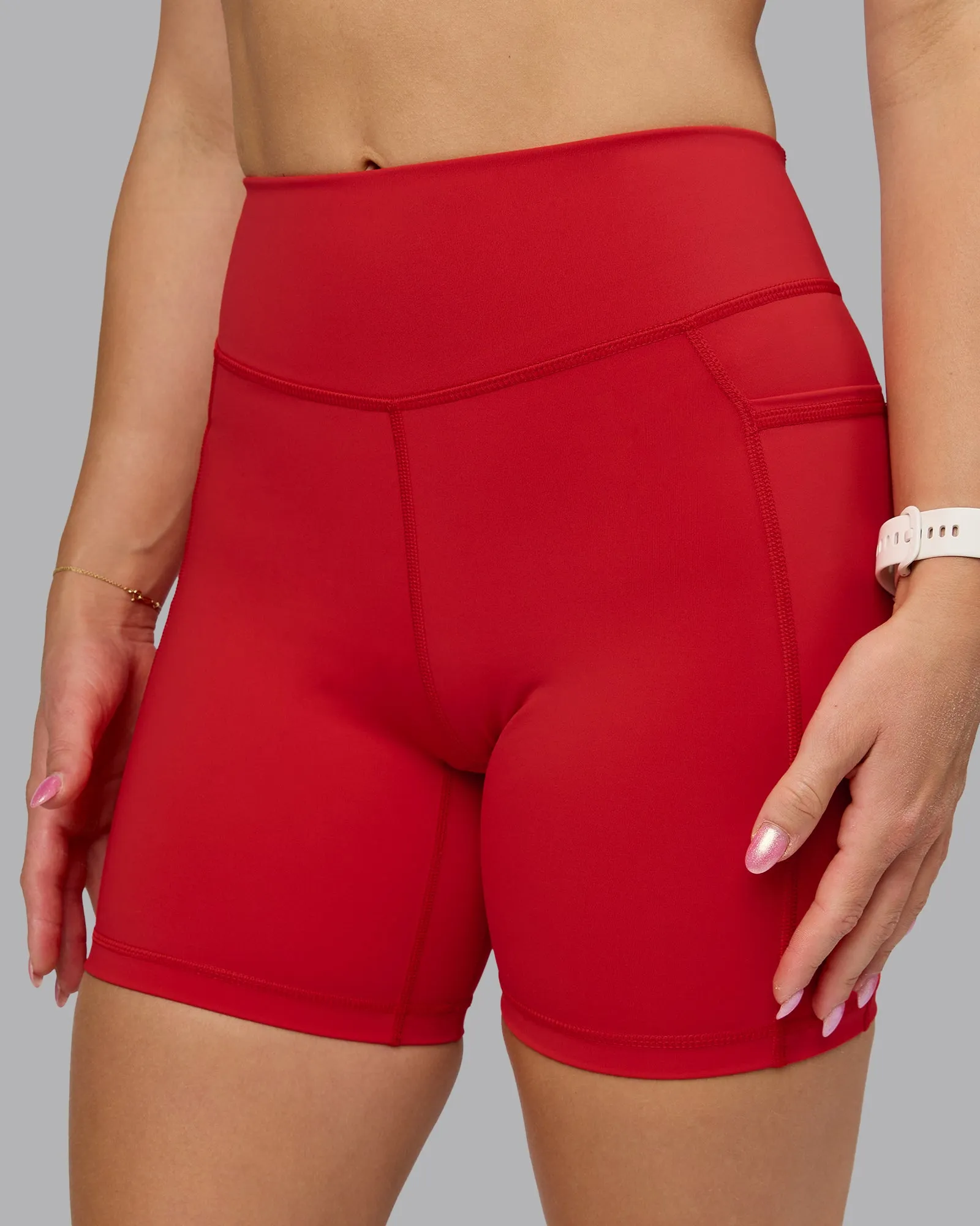 Elite Mid Short Legging - Flame sold by LSKD product image thumbnail 3