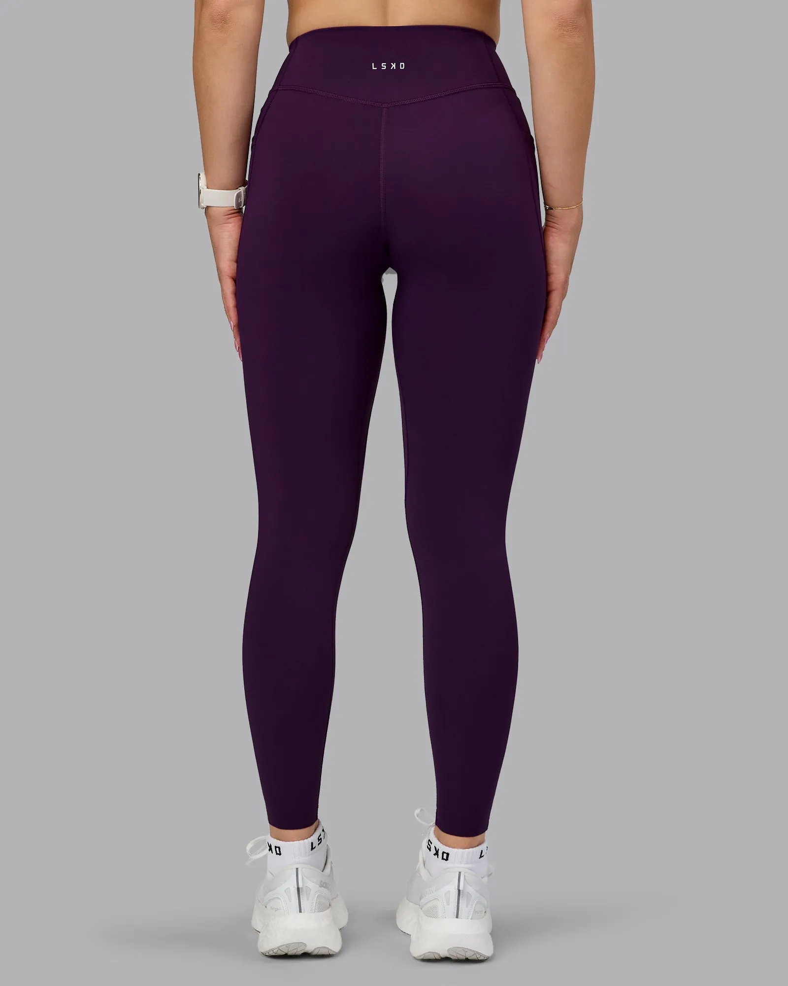 Elite Full Length Legging - Deep Purple sold by LSKD product image thumbnail 4