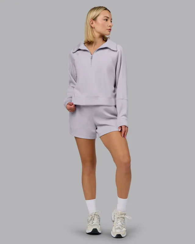Elevate SoftTouch 1/2 Zip Sweater - Galactic Lilac sold by LSKD