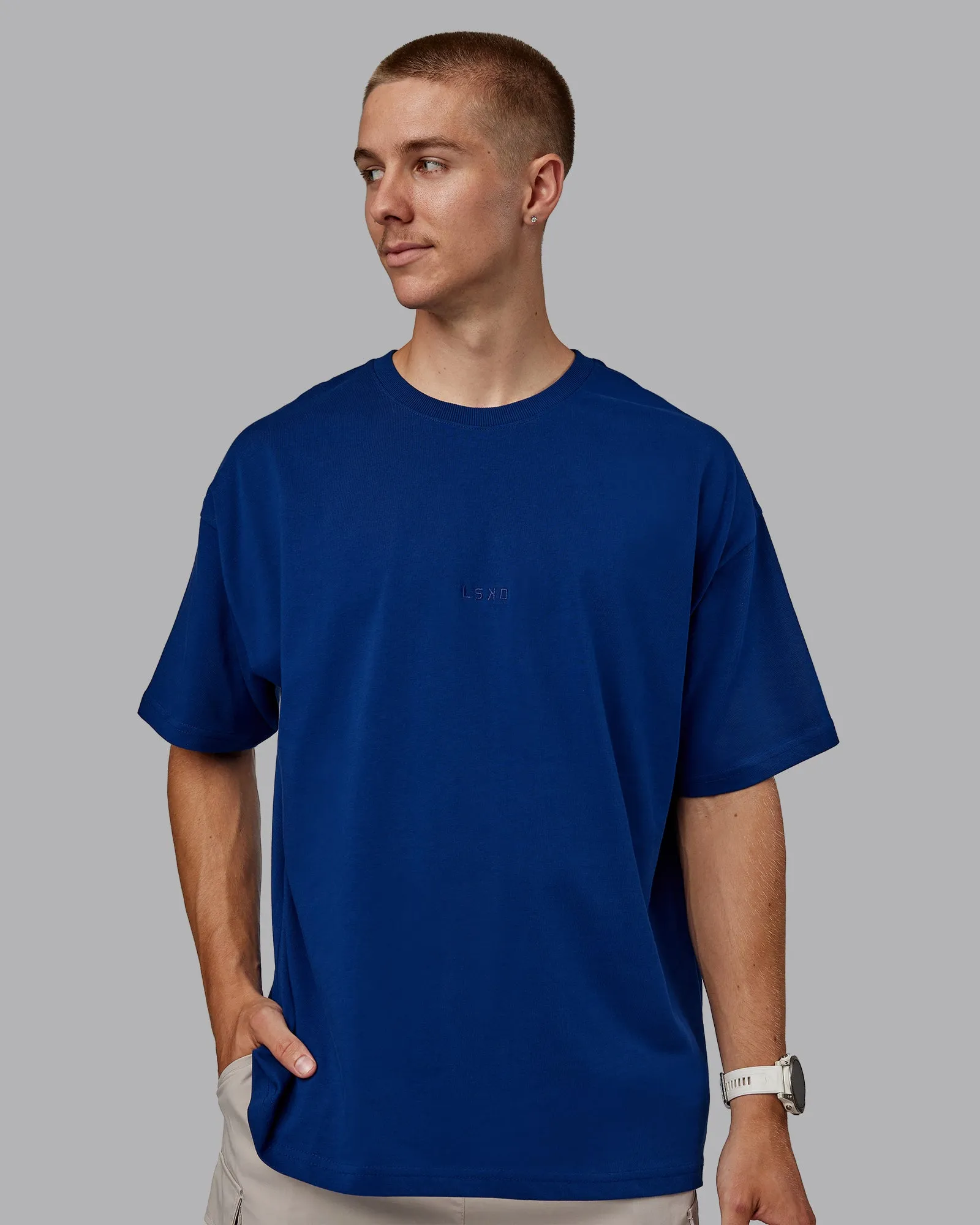 MVP Heavyweight Tee Oversize - Midnight Blue sold by LSKD product image thumbnail 2