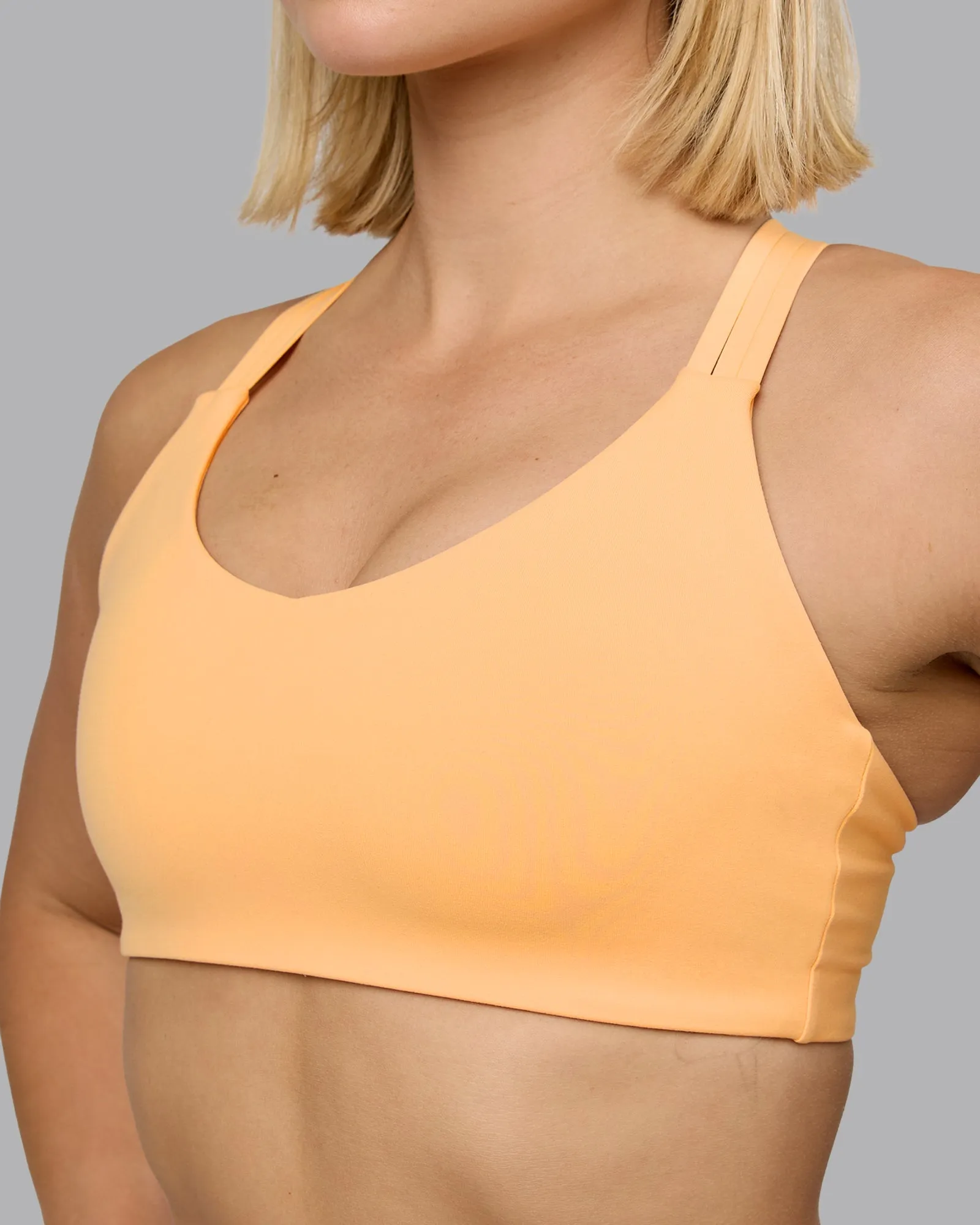 Push The Limit Sports Bra - Peach Fuzz sold by LSKD product image thumbnail 4