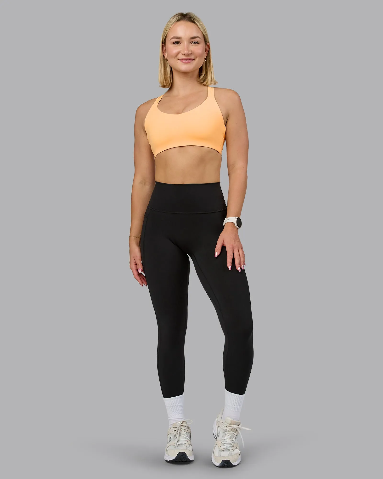 Push The Limit Sports Bra - Peach Fuzz sold by LSKD