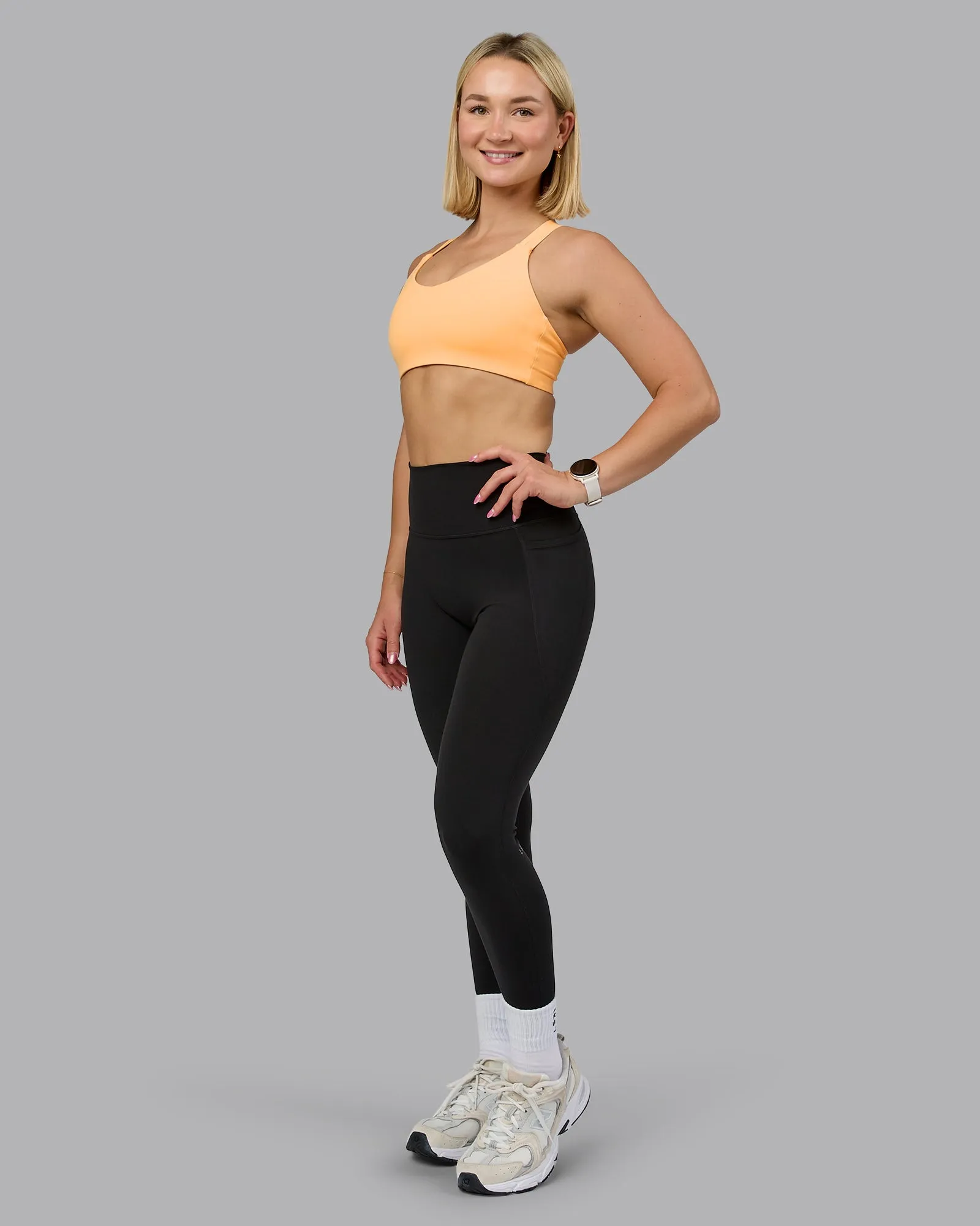 Push The Limit Sports Bra - Peach Fuzz sold by LSKD product image thumbnail 5