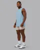 AeroFLX+ Seamless Muscle Tank - Glacial Blue/Glacial Blue sold by LSKD