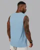 AeroFLX+ Seamless Muscle Tank - Glacial Blue/Glacial Blue sold by LSKD