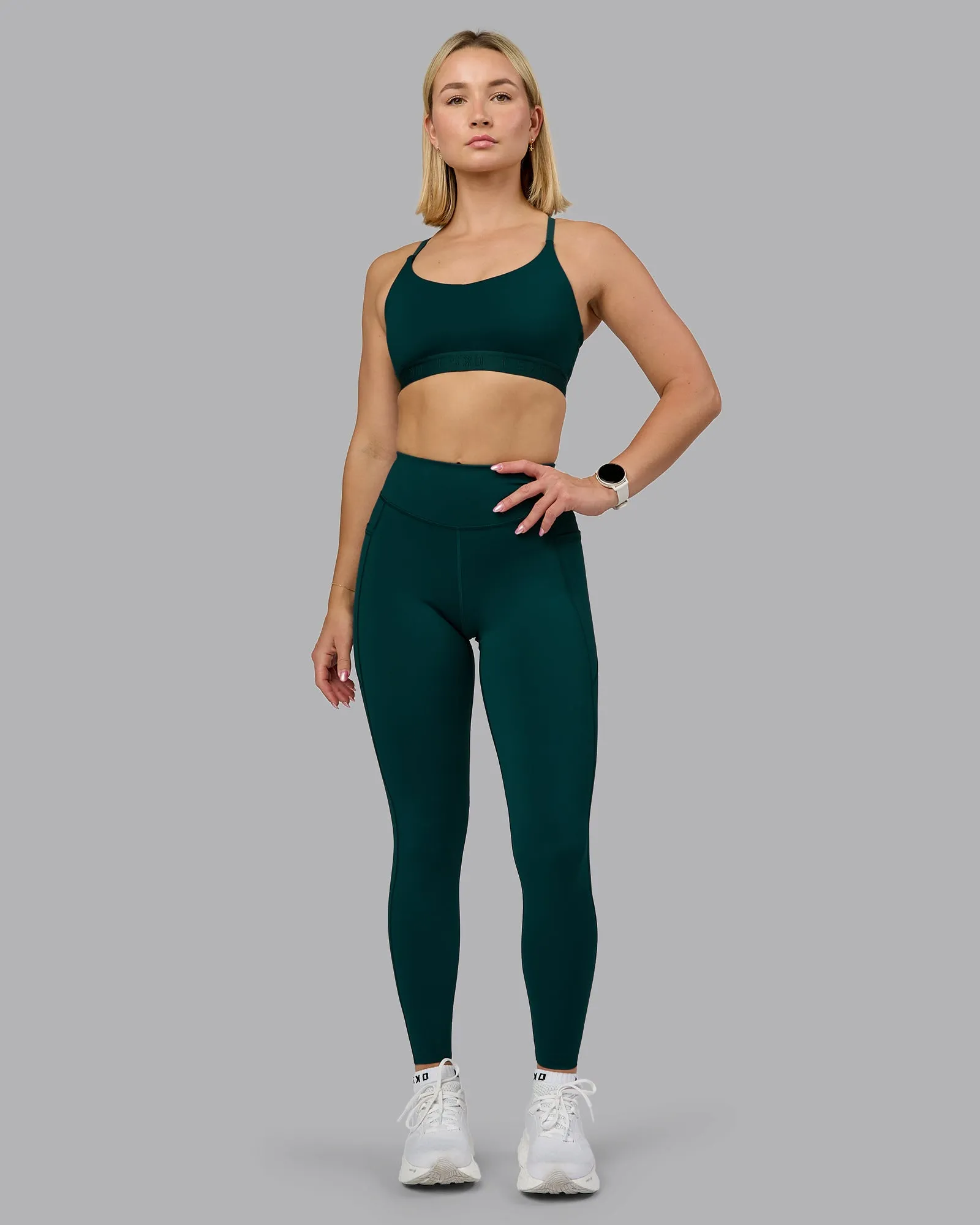 Define Sports Bra - Dark Moss sold by LSKD product image thumbnail 3