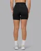 Fusion Logo Mid Short - Black-Azure Blue sold by LSKD