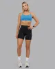 Fusion Logo Mid Short - Black-Azure Blue sold by LSKD