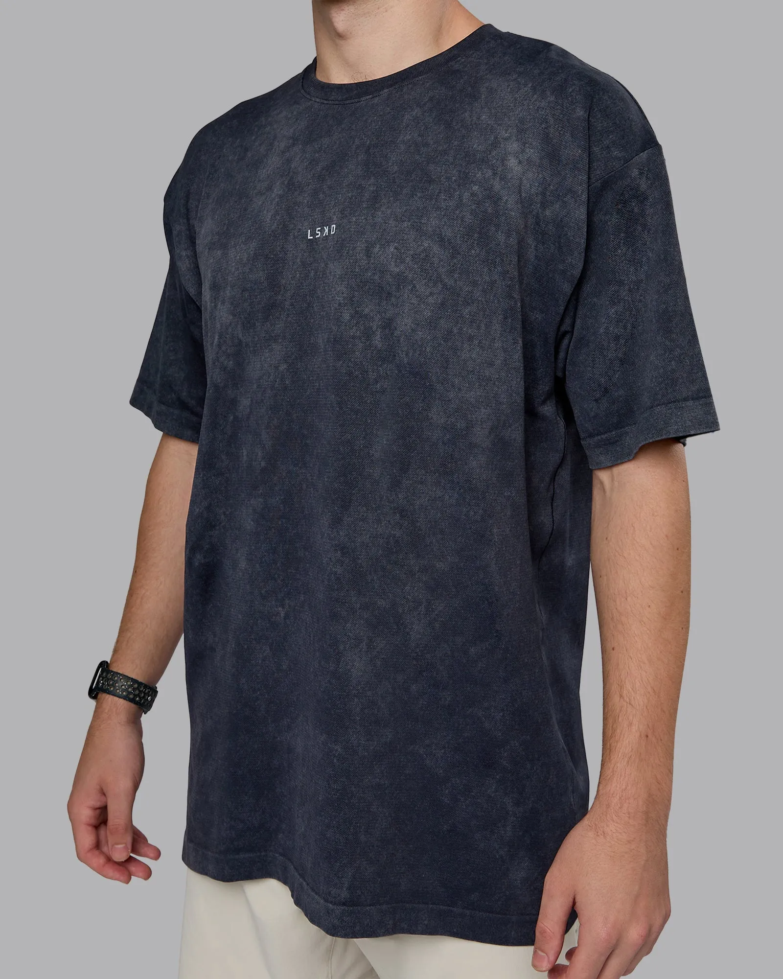 Power Oversized Tee - Pirate Black Washed sold by LSKD product image thumbnail 4