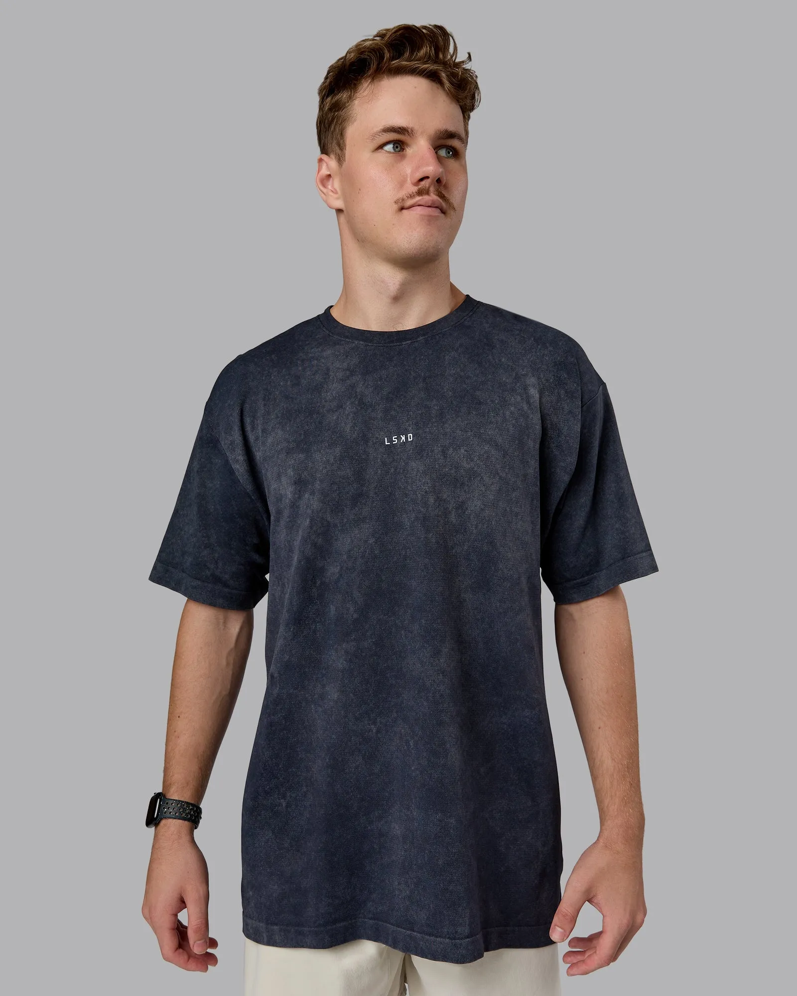 Power Oversized Tee - Pirate Black Washed sold by LSKD product image thumbnail 3