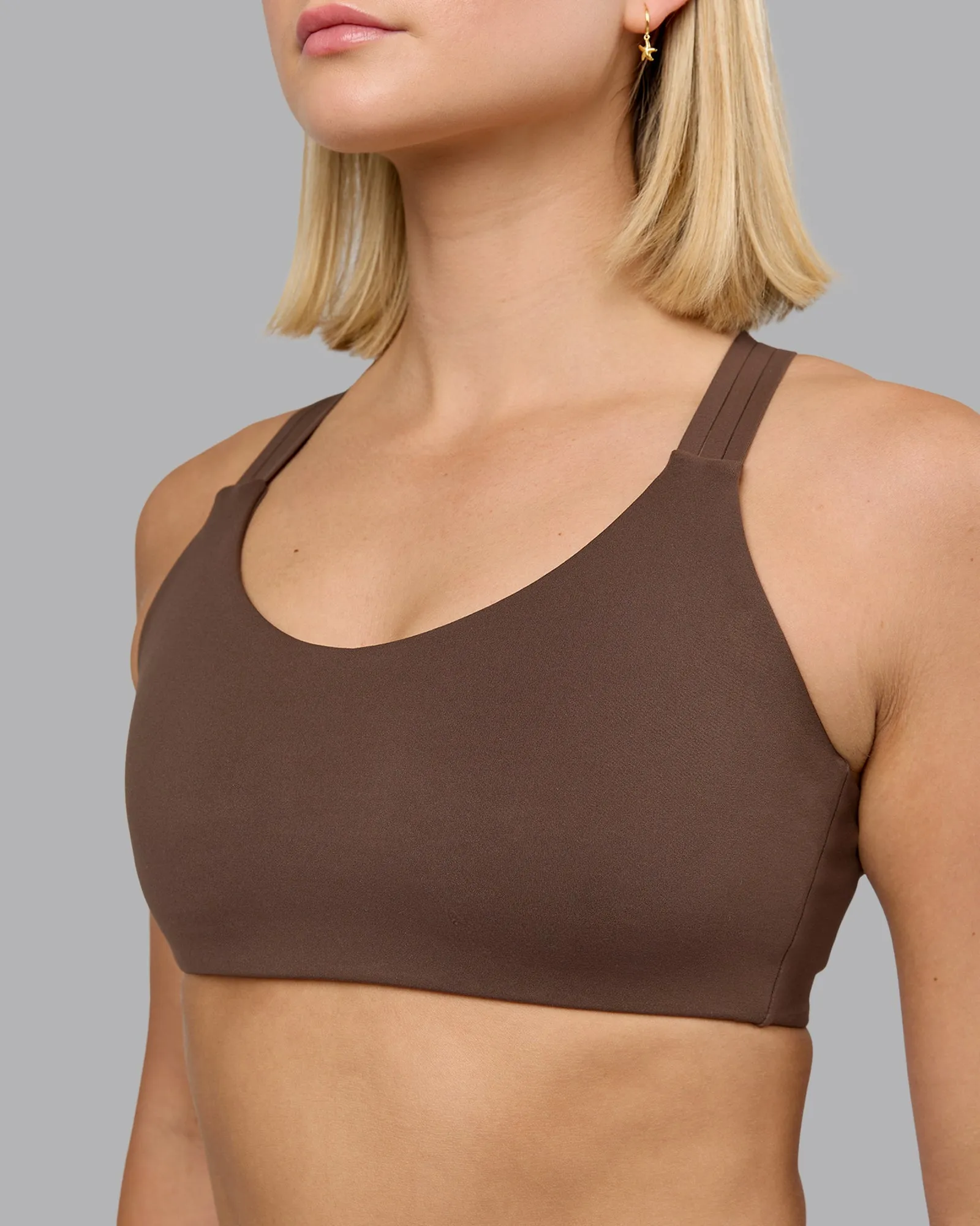 Push The Limit Sports Bra - Chocolate Martini sold by LSKD product image thumbnail 5