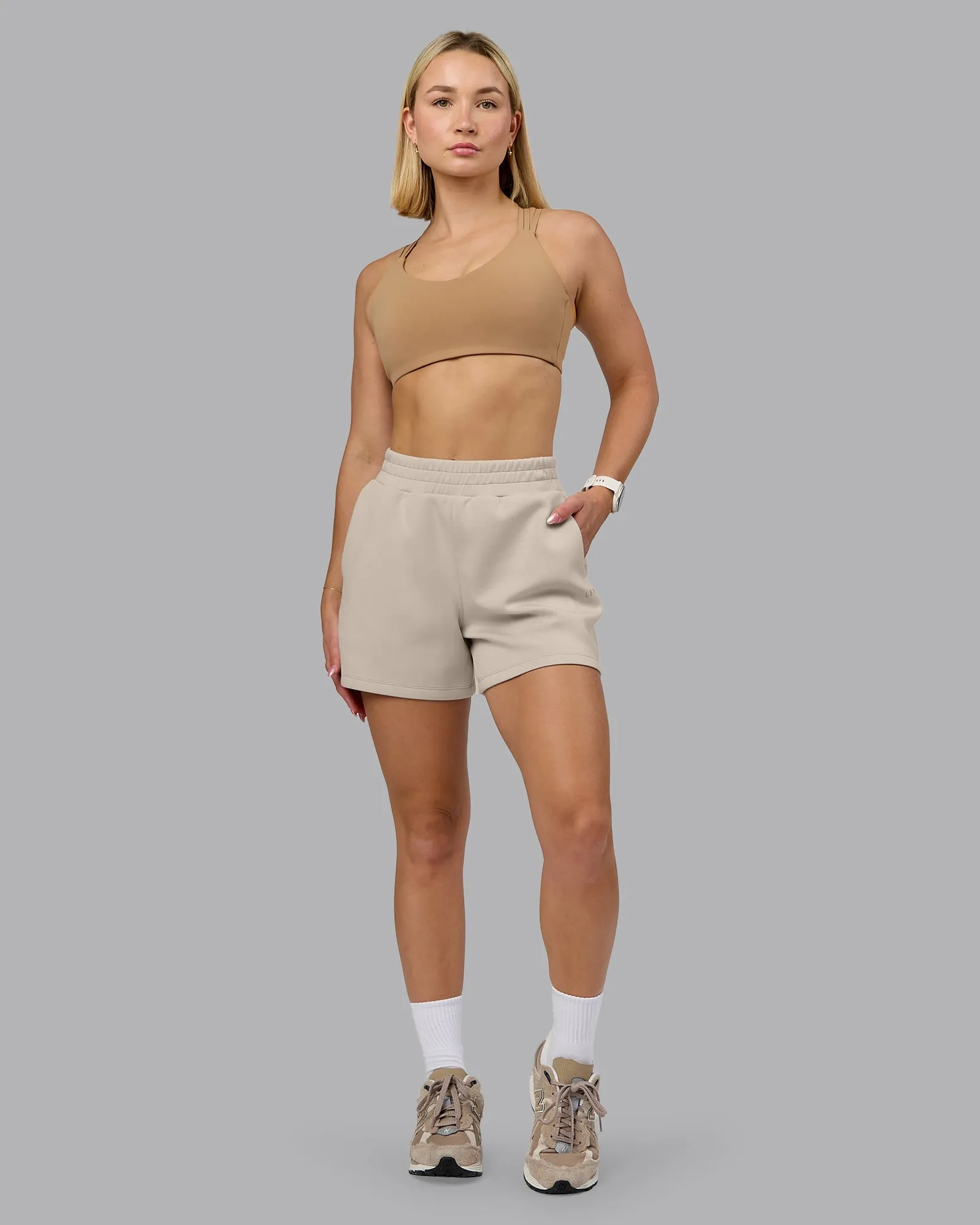 Push The Limit Sports Bra - Light Taupe sold by LSKD product image thumbnail 3