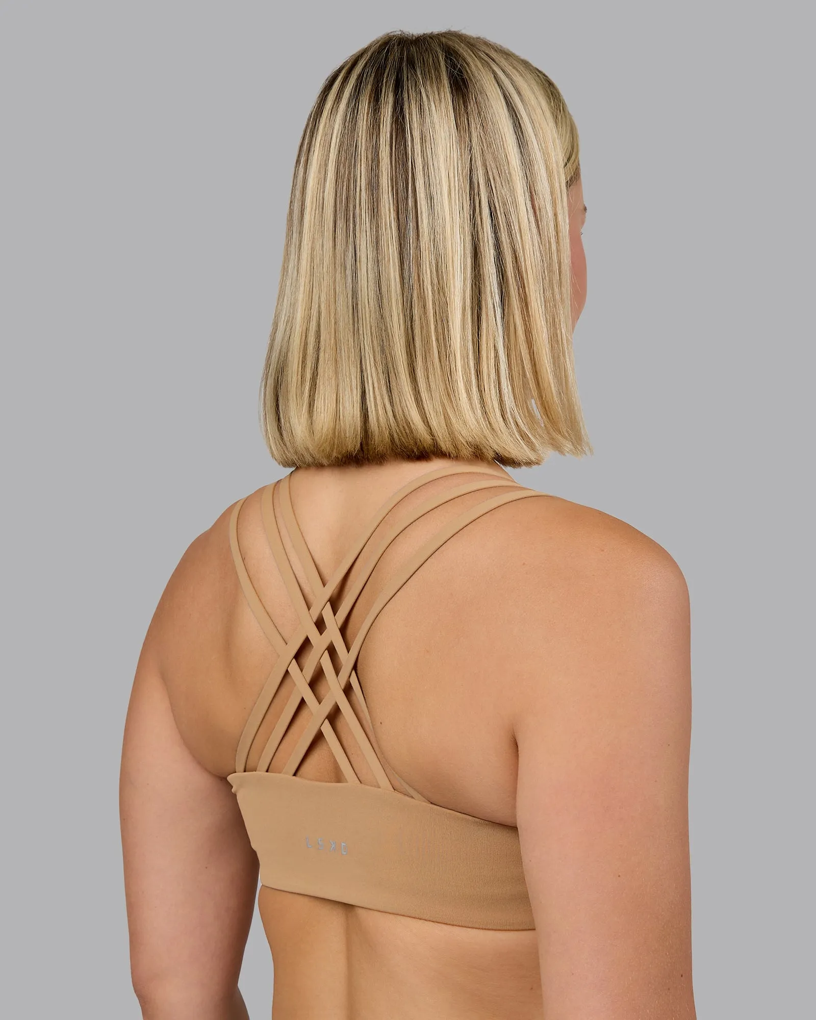 Push The Limit Sports Bra - Light Taupe sold by LSKD product image thumbnail 2