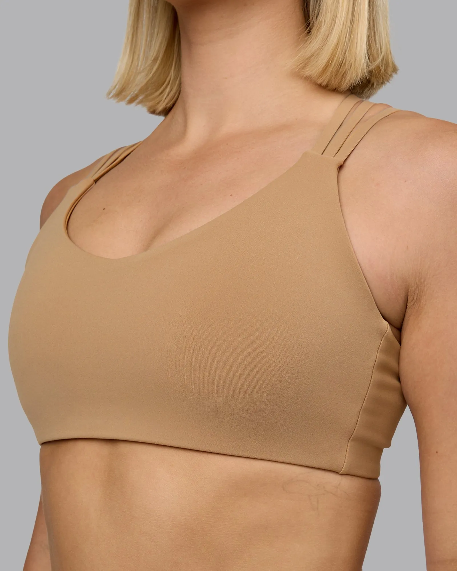 Push The Limit Sports Bra - Light Taupe sold by LSKD product image thumbnail 4