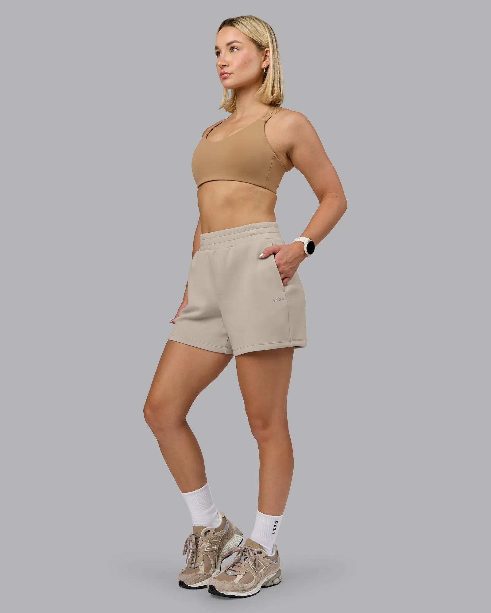 Push The Limit Sports Bra - Light Taupe sold by LSKD product image thumbnail 5