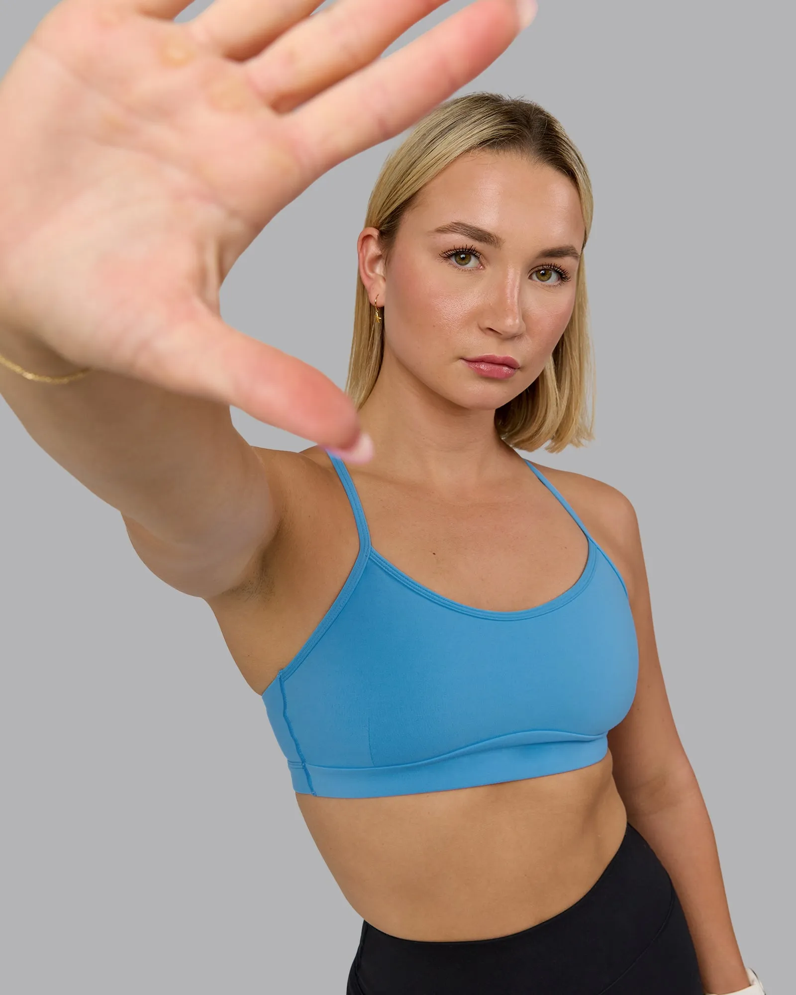 Rush Sports Bra - Azure Blue sold by LSKD product image thumbnail 3