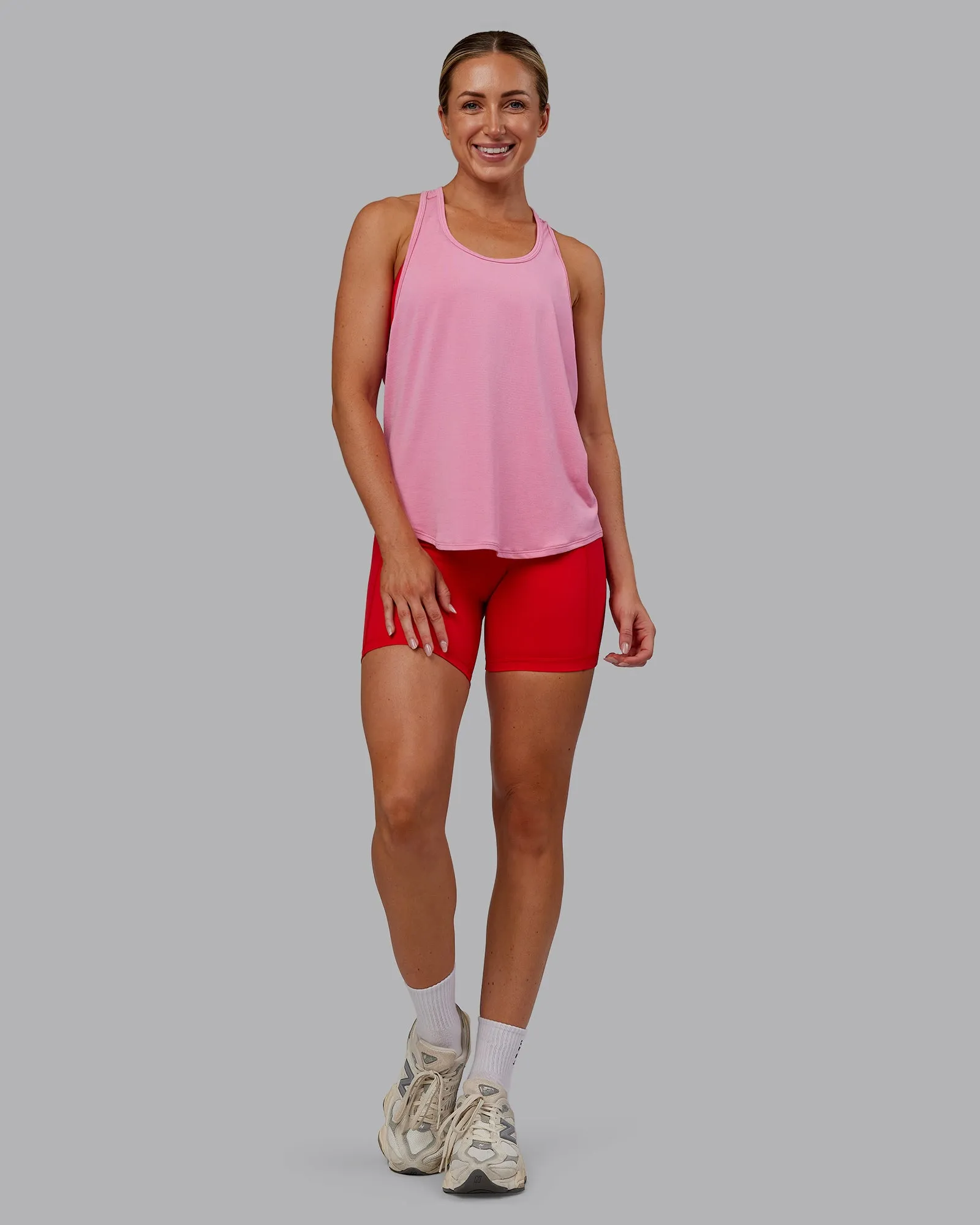 AeroFLX+ Drop Armhole Seamless Tank - Candy Pink/Candy Pink sold by LSKD product image thumbnail 3