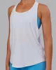 AeroFLX+ Drop Armhole Seamless Tank - White/White sold by LSKD