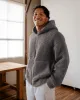 Sherpa Oversized Jacket - Dark Storm sold by LSKD