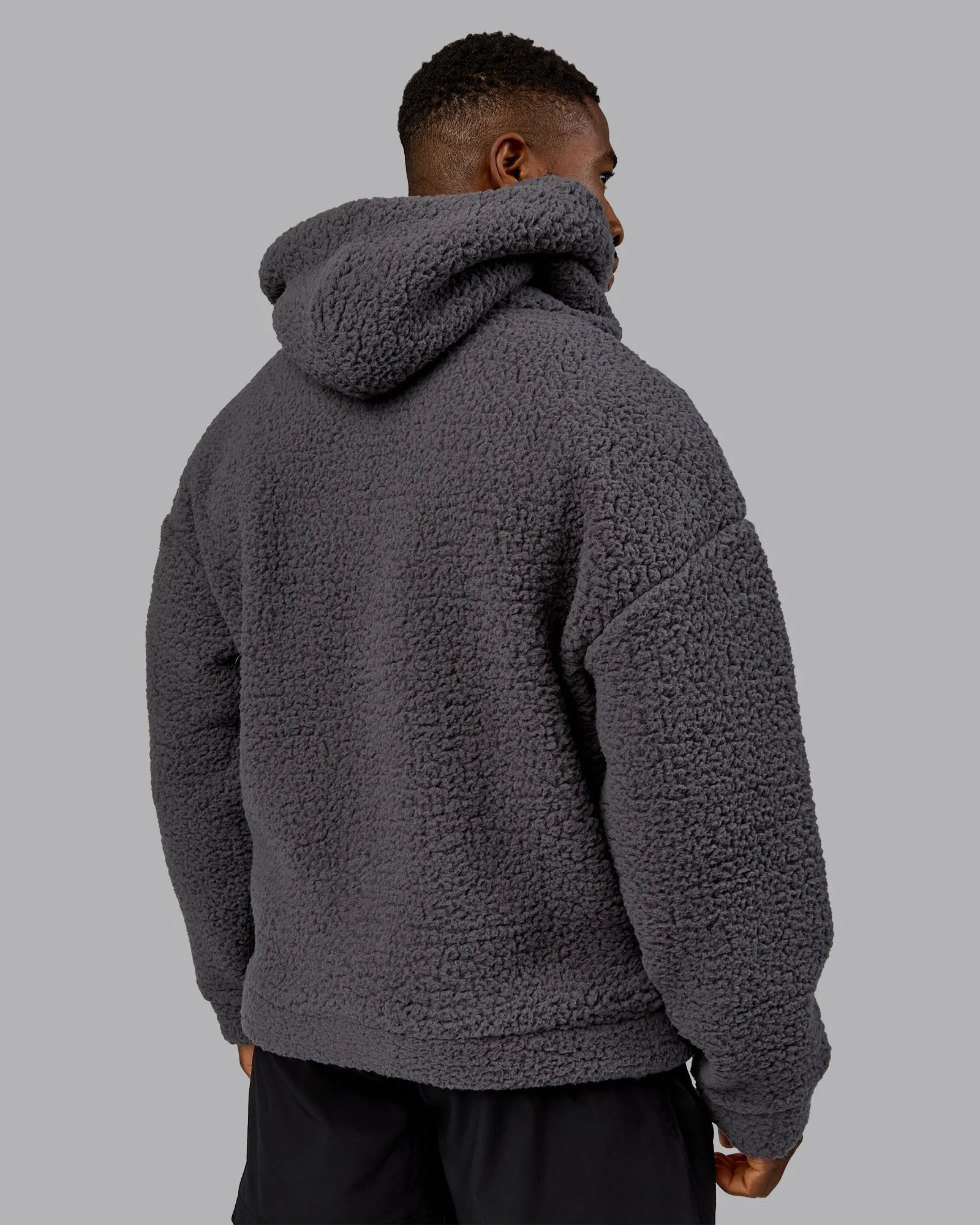 Sherpa Oversized Jacket - Dark Storm sold by LSKD product image thumbnail 3