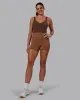 Function Longline Sports Bra - Chocolate Martini sold by LSKD