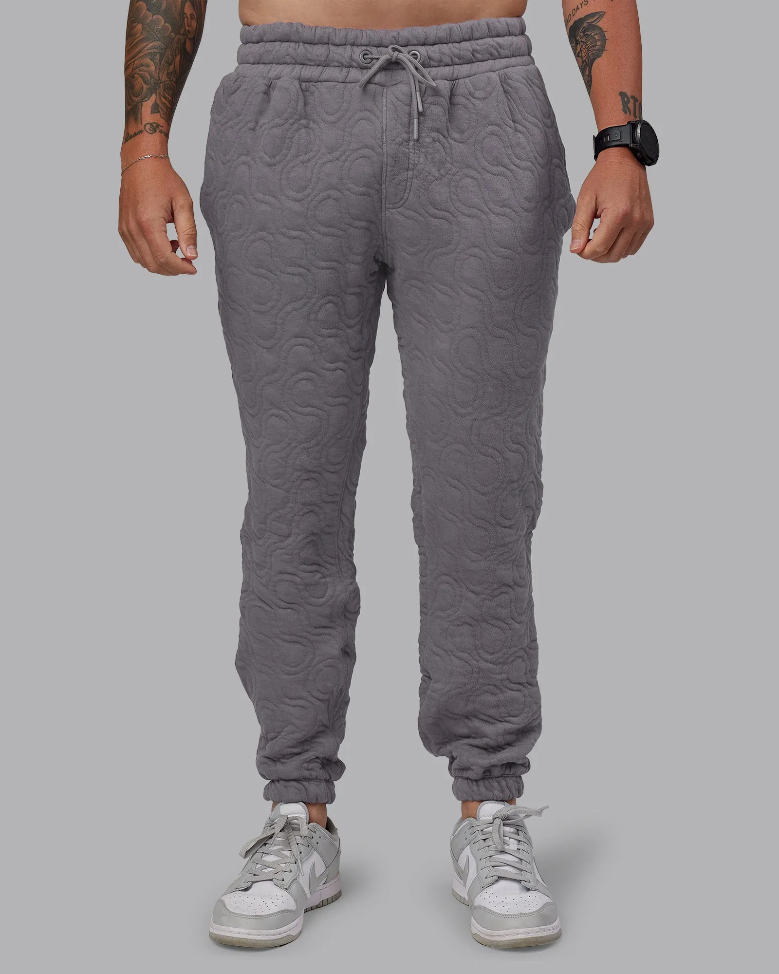MVP Quilted Track Pant - Storm Front-Geometric sold by LSKD