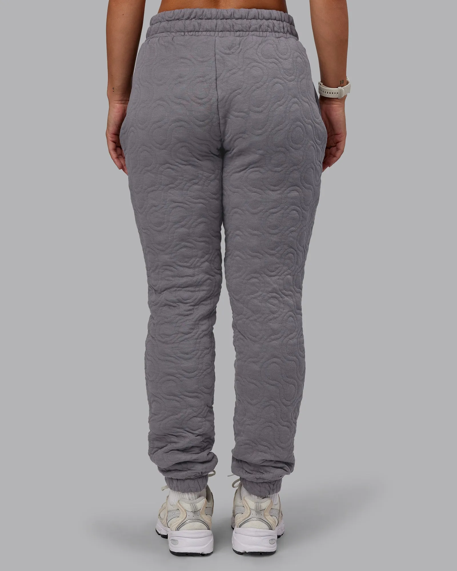 MVP Quilted Track Pant - Storm Front-Geometric sold by LSKD product image thumbnail 4