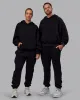 MVP Quilted Track Pant - Black-Geometric sold by LSKD