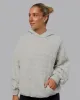 MVP Quilted Oversized Hoodie - Digital Mist-Geometric sold by LSKD