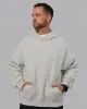 MVP Quilted Oversized Hoodie - Digital Mist-Geometric sold by LSKD