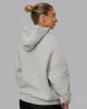 MVP Quilted Oversized Hoodie - Digital Mist-Geometric sold by LSKD