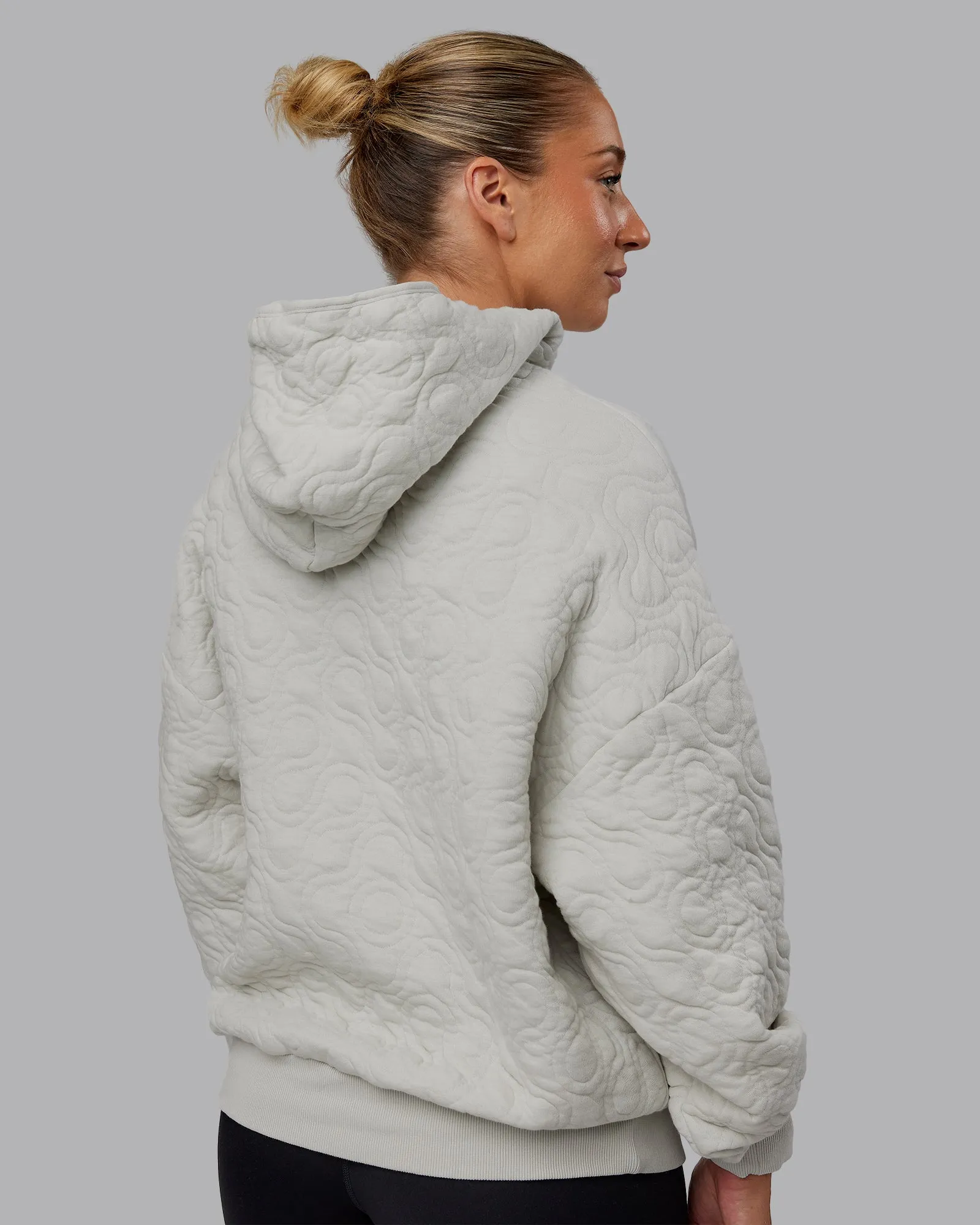 MVP Quilted Oversized Hoodie - Digital Mist-Geometric sold by LSKD product image thumbnail 4
