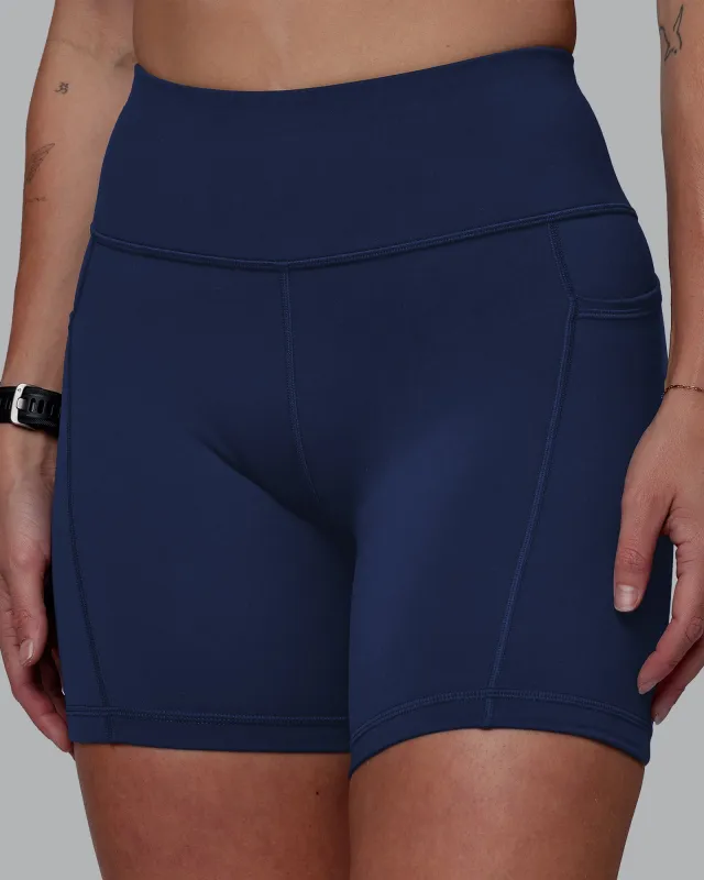 Rep Mid Short Tight No Logo - Future Navy sold by LSKD