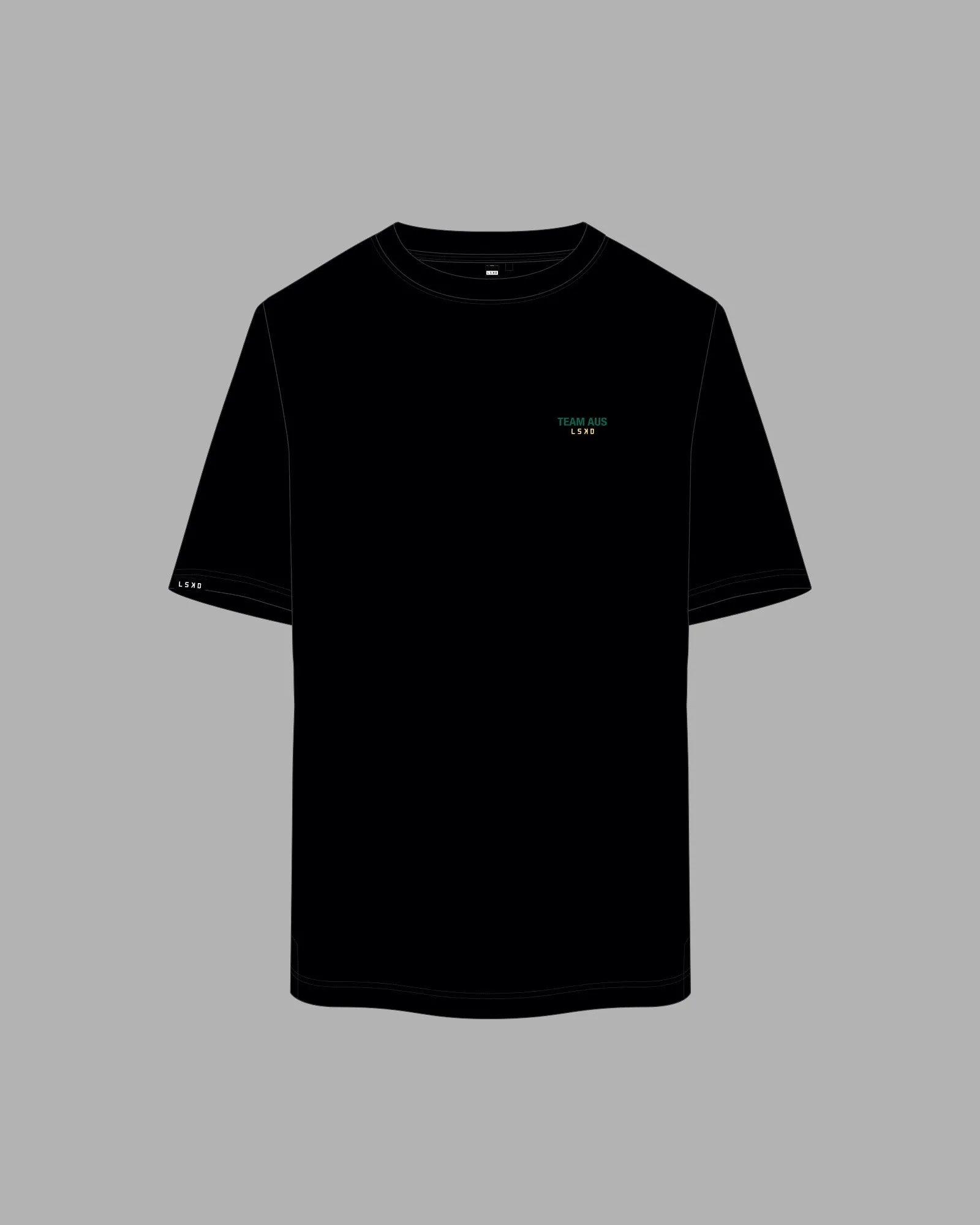 HWC AUS Athletes 2025 Tee FLXCotton Oversize - Black sold by LSKD product image thumbnail 3