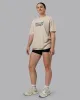 Journey FLXCotton Oversized Tee - Washed Shale Beige-Dark Moss sold by LSKD