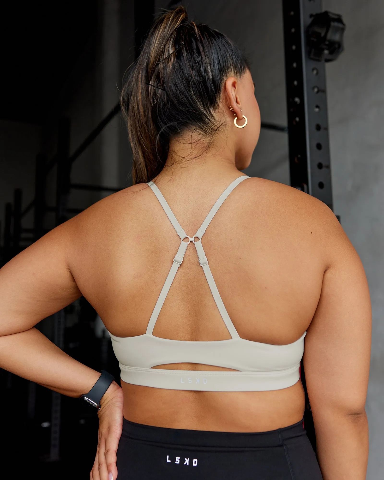 Essence Sports Bra - Shale Beige sold by LSKD product image thumbnail 5