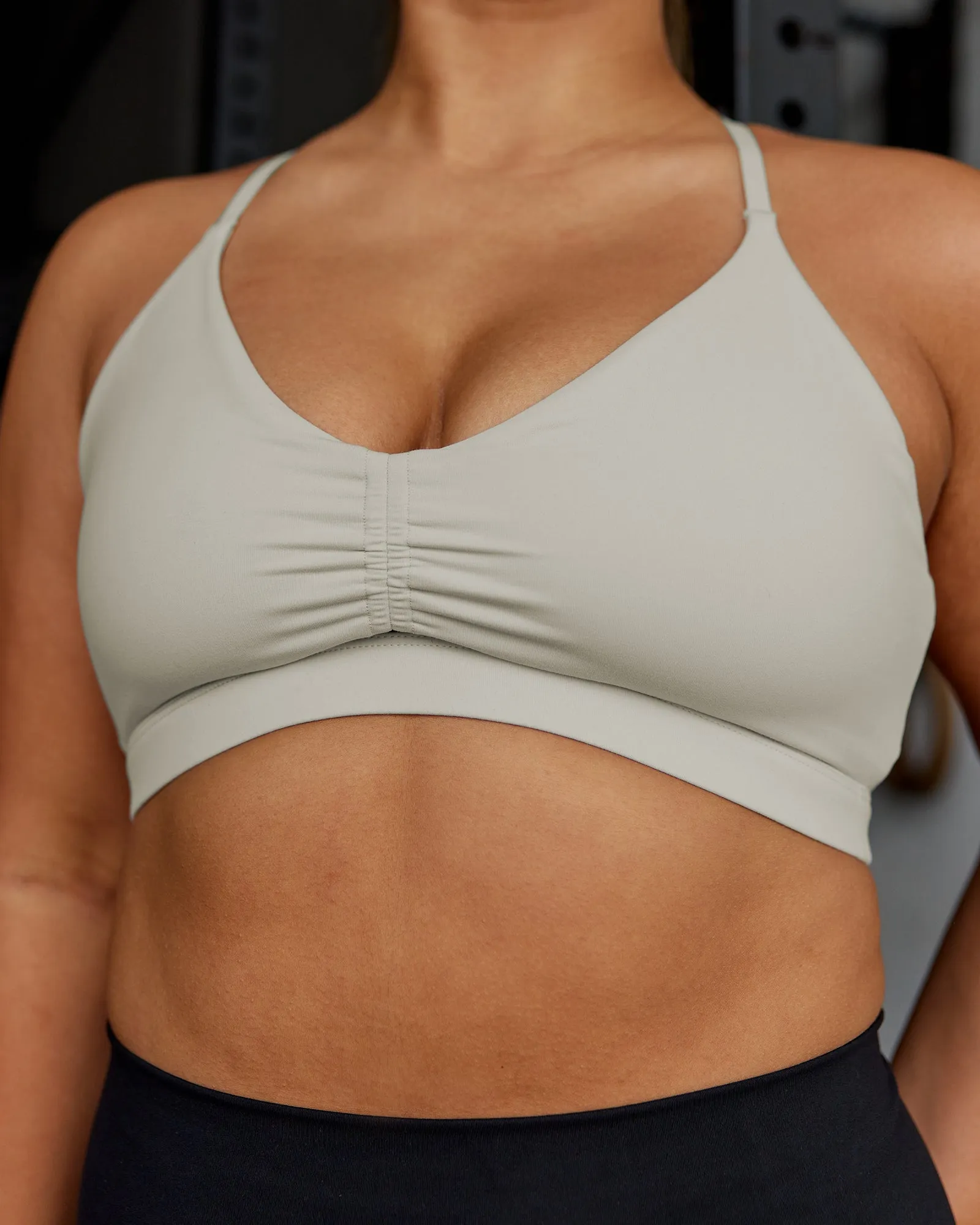 Essence Sports Bra - Shale Beige sold by LSKD